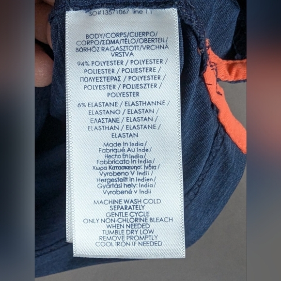 Chaps Golf medium polo in blue like new - Picture 4 of 10